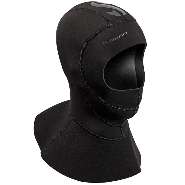 Cagoule EVERFLEX SCUBAPRO 6/5mm Avec Plastron 1 Cagoule EVERFLEX SCUBAPRO 6/5mm Avec Plastron