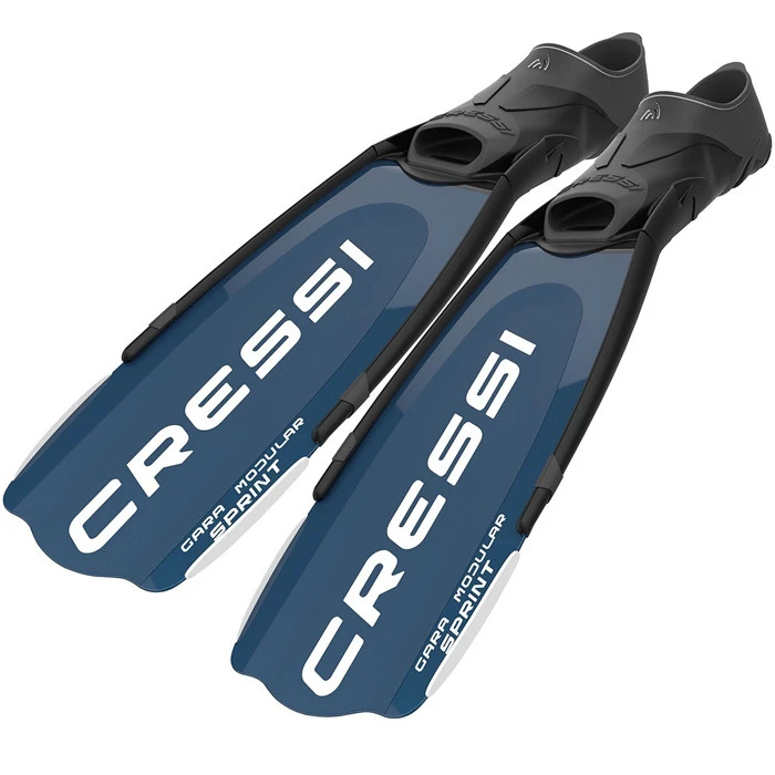 Palmes GARA MODULAR SPRINT CRESSI Bleue 1 Palmes GARA MODULAR SPRINT CRESSI Bleue