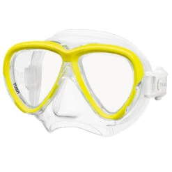 Masque INTEGA TUSA -Plongée Soldes Boutique intega trans jaune 2