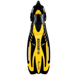 Palmes POWER JET BEUCHAT Réglables à Ressort -Plongée Soldes Boutique powet jet jaune 3