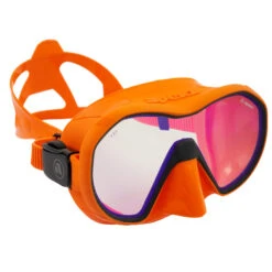 Masque VX1 APEKS AMBERT UV CUT -Plongée Soldes Boutique vx1 amber uv cut orange 1
